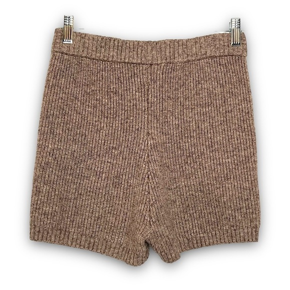 *ANTHROPOLOGIE SATURDAY/SUNDAY Ribbed Knit High Rise Lounge Sweater Bike Short S - Picture 3 of 5